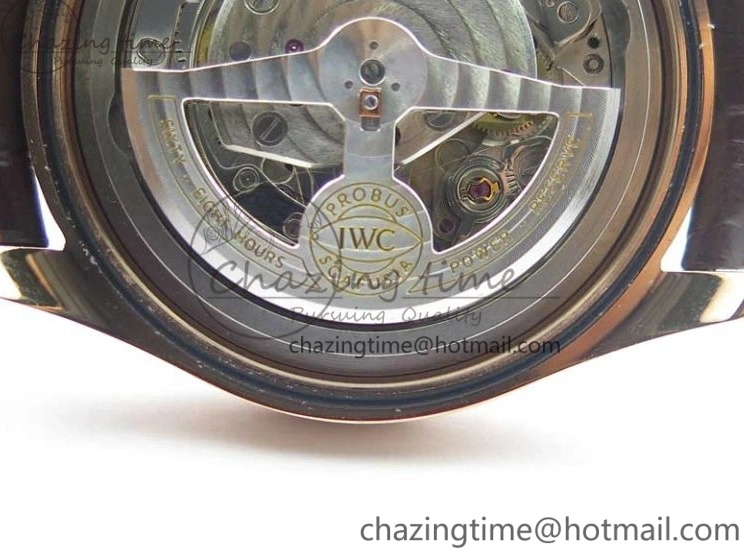 MIROTIME 0321 Lightweight Portugieser Chrono  42 IW390406 RG ZF 1:1 Best Edition White Dial on Brown Leather Strap A 7123